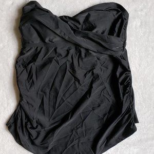 Liz Lange Maternity Black Swim Top LIKE NEW